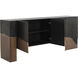 Tapio 77.5 X 16.5 inch Matte Black / Copper Sideboard